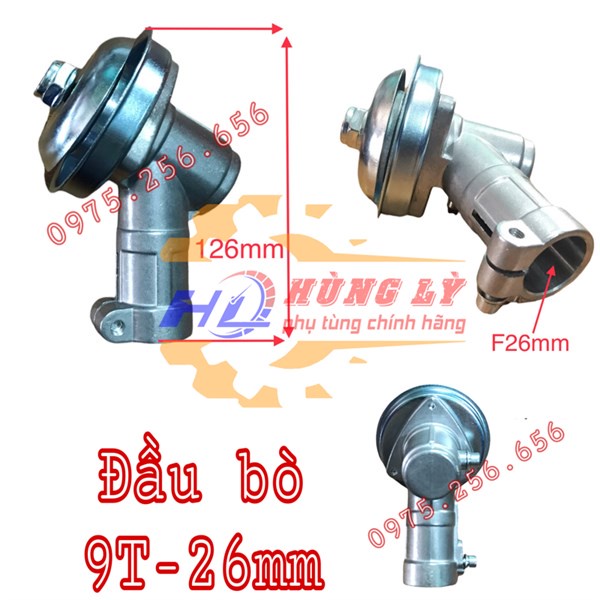 Đầu bò cắt cỏ 9T-26mm phụ tùng máy cắt cỏ phụ tùng Hùng Lỳ