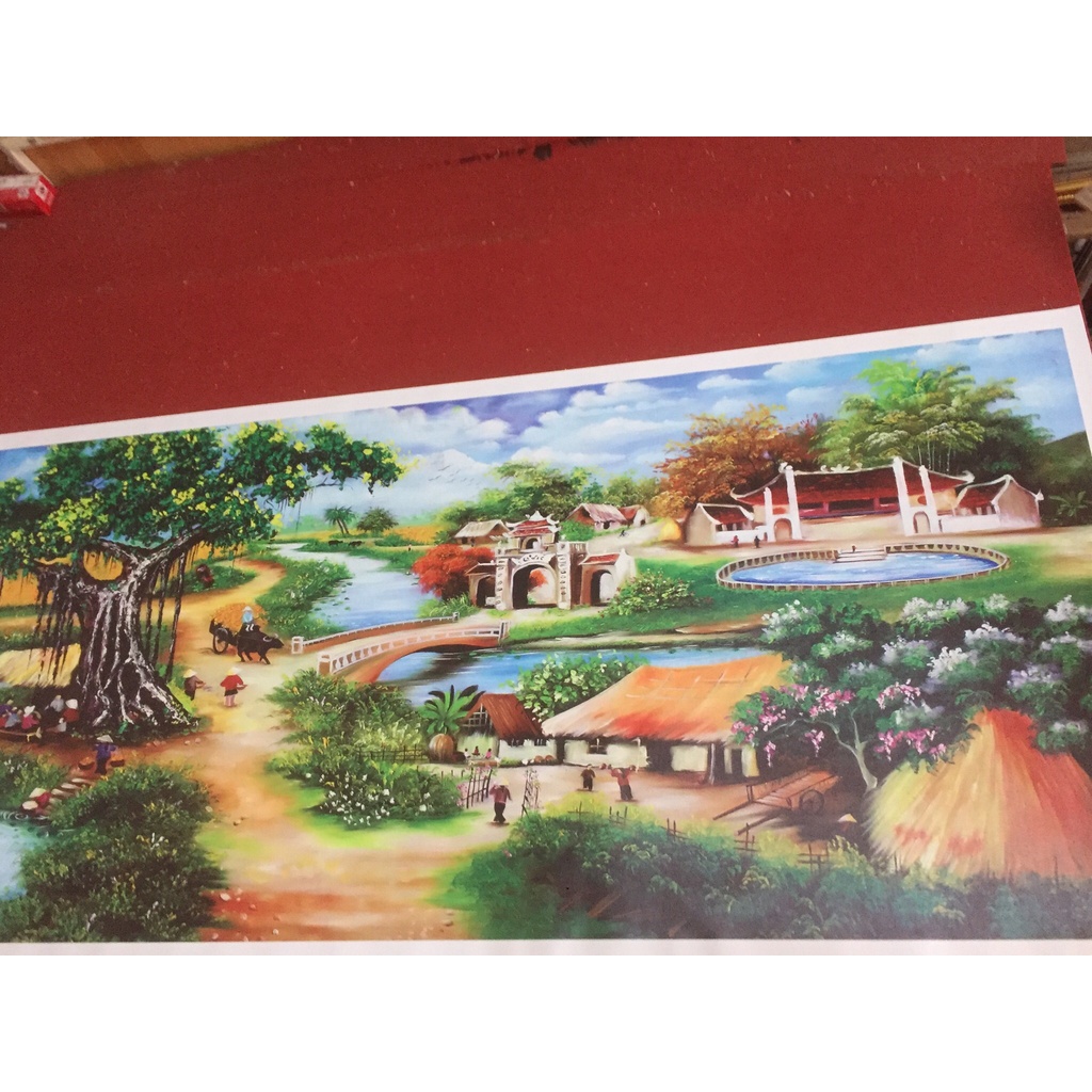 Tranh lụa vải cao cấp