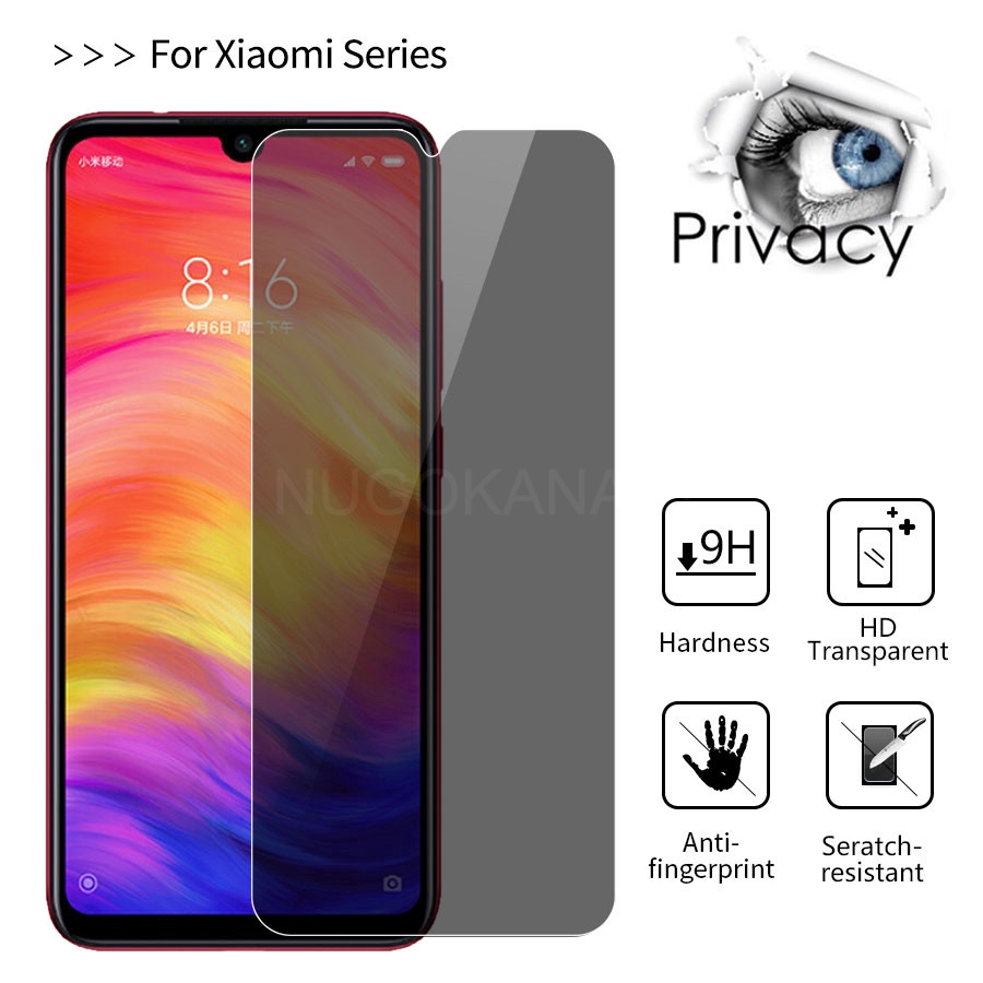 Kính cường lực chống nhìn trộm dành cho Xiaomi Redmi Note 7/ Note 7 Pro Xiaomi CC9