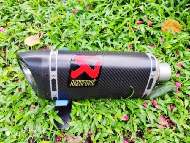 Pô akrapovic carbon