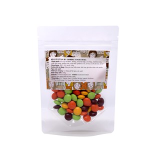 Kẹo sô cô la Choco Rock viên bi 100g