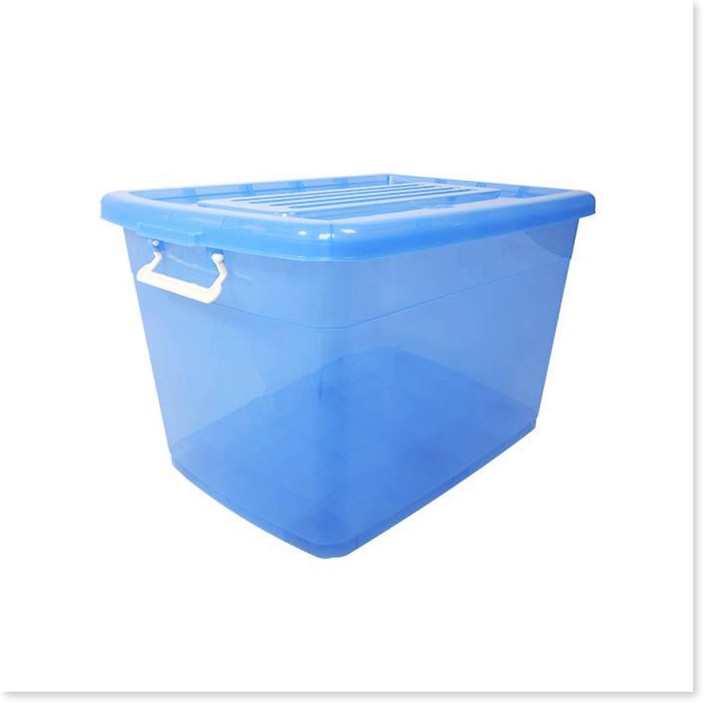 Thùng nhựa công nghiệp 125l  đựng đồ đa năng có nắp đậy, có bánh xe Song Long