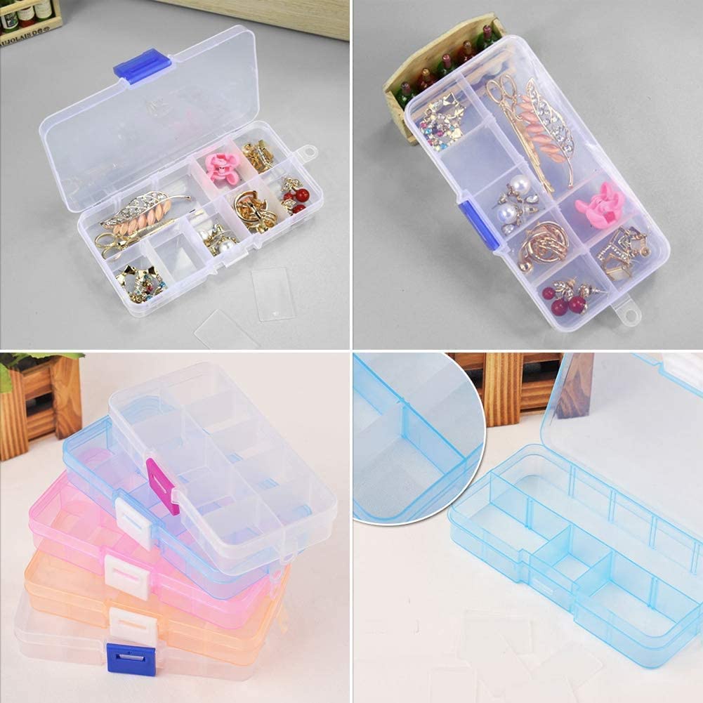 Hộp nhựa mini dùng đựng trang sức phong cách Hàn Quốc 02 tiện lợi