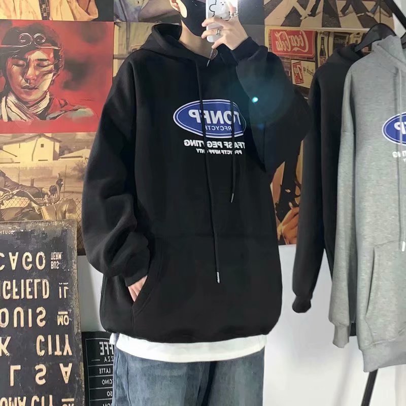 Áo Hoodie Tay Dài Dáng Rộng Phong Cách Thời Trang Hong Kong | BigBuy360 - bigbuy360.vn