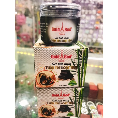 GEL HÚT MỤN THAN HOẠT TÍNH GOLD BEE 50G