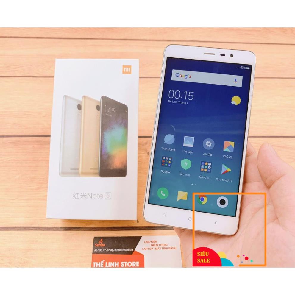 ĐIện thoại Xiaomi Redmi Note 3 Pro 2 Sim - Snap 650 Tặng Ốp