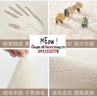 Thảm lông cừu trải sàn