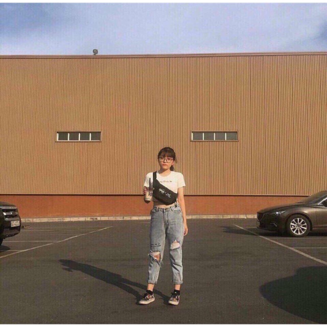 Quần baggy bò