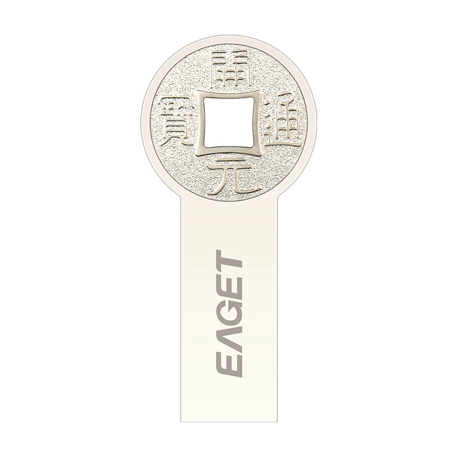 EAGET K80 USB3.0 Flash Drive Round Ancient Coins Metal Pendrive Storage U Disk