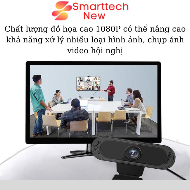 Webcam Máy Tính Laptop Có Mic Full HD 1080 Dùng Cho Máy Tính Gaming Học Online
