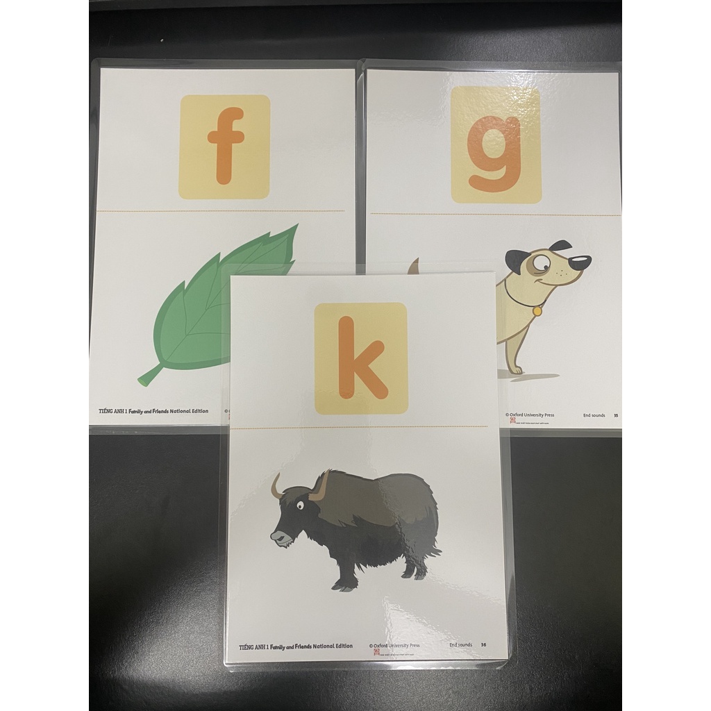THẺ PHONICS FAMILY AND FRIENDS 1,2,3 - phiên bản National