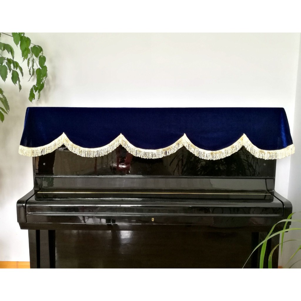 khăn phủ đàn piano cơ, đàn piano điện tử 88 phím chất nhung mịn chống bụi chống xước đàn