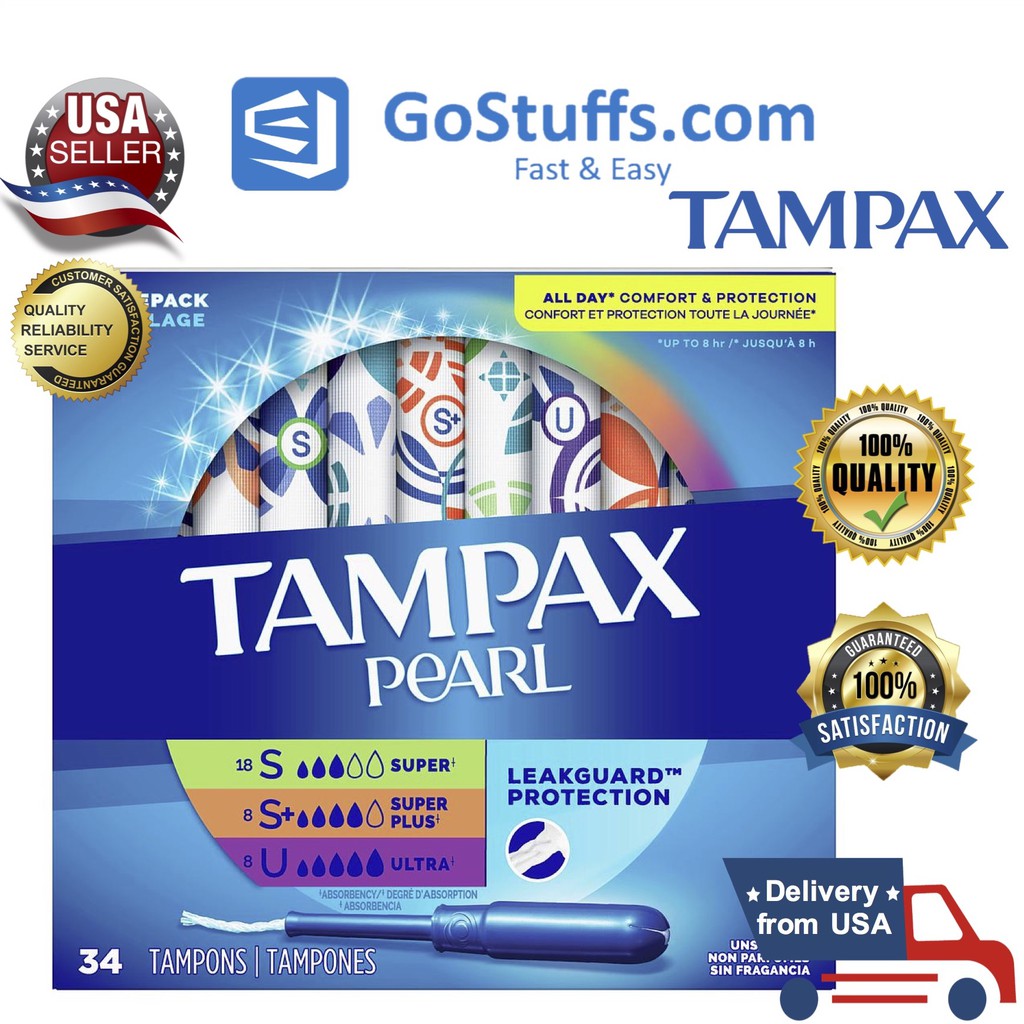 Hàng Mỹ Tampon siêu thấm Tampax Tampon Super, Super Plus, Super Ultra 34