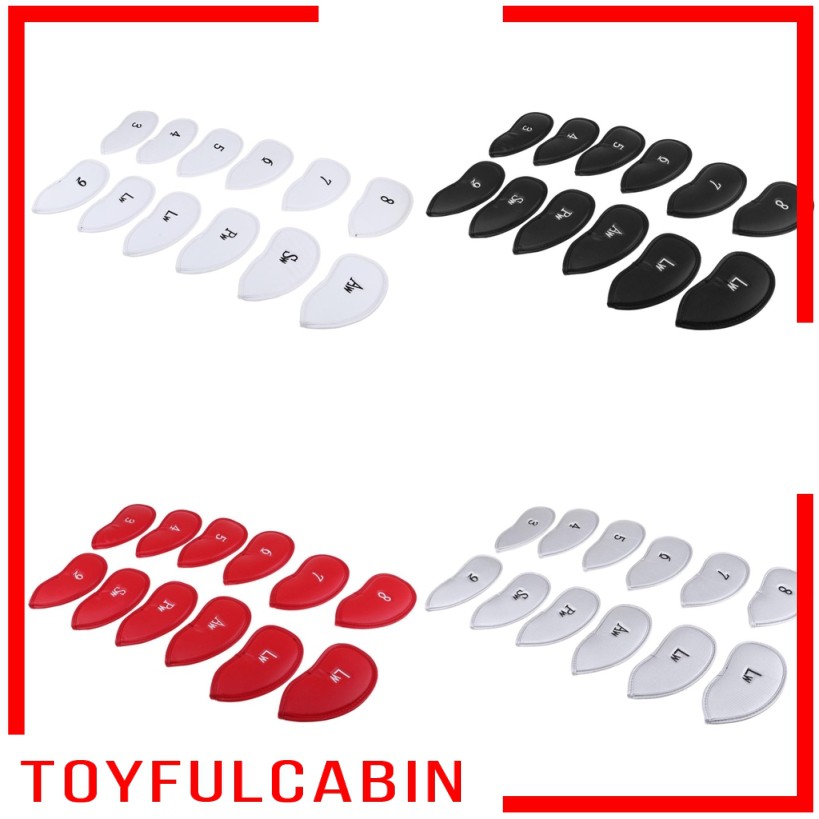 Set Bọc Đầu Gậy Đánh Golf Bằng PU Thay Thế Tiện Dụng