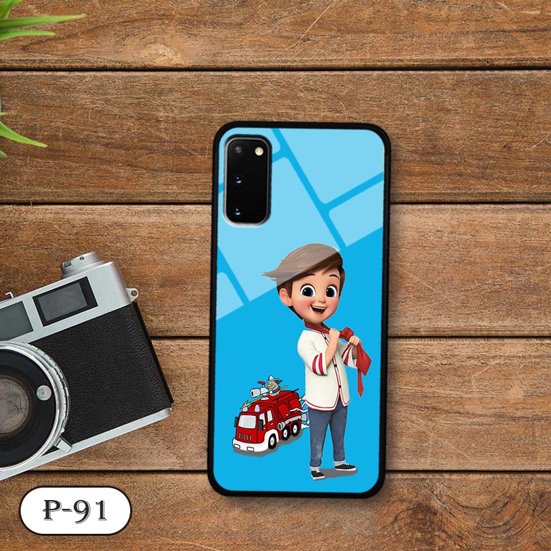 Ốp lưng kính Samsung Galaxy S20/ S20 5G-3D hình cute