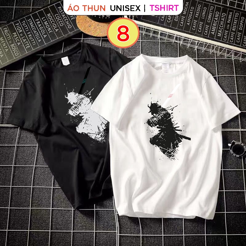 Áo thun Unisex họa tiết lãng khách |BST - 09|  - áo phông tay lỡ unisex form rộng oversize streetwear