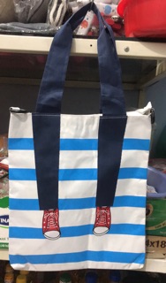 Túi tote giày đỏ vải bố (ảnh thật tại Shop)