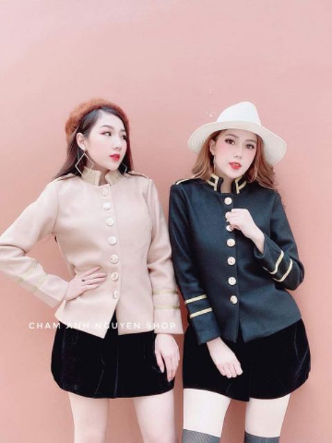 Áo dạ hoàng gia khóa