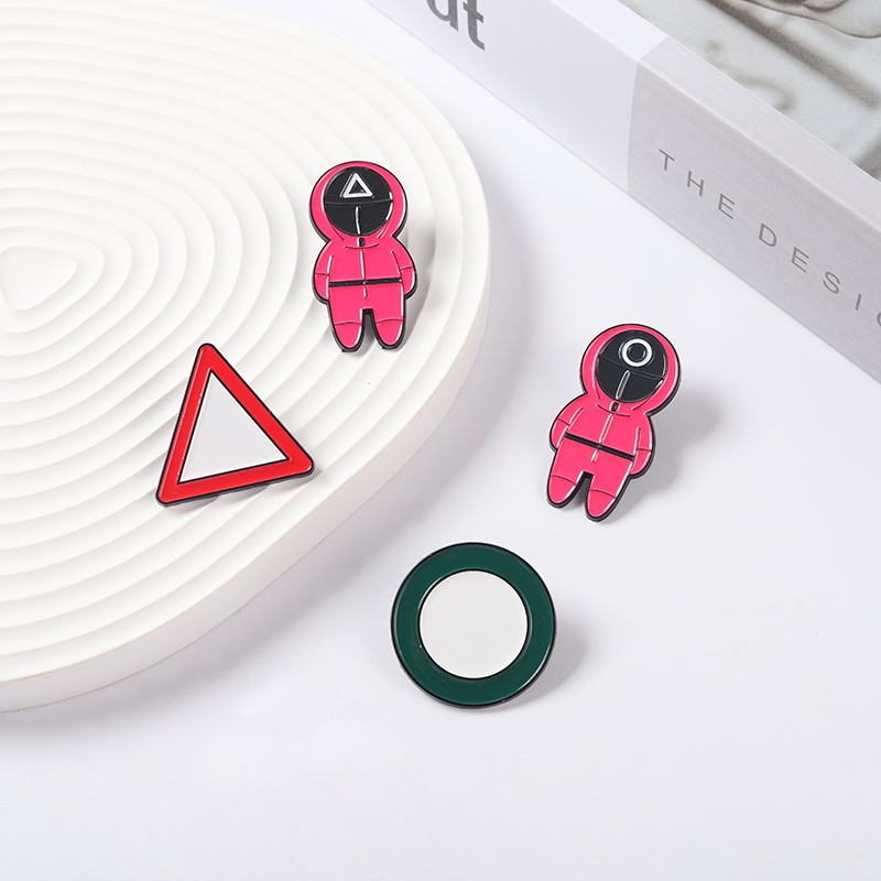 Huy hiệu cài áo QIHE JEWELRY phong cách phim truyền và TV hình trang trí trang phục/ làm quà tặng bạn bè