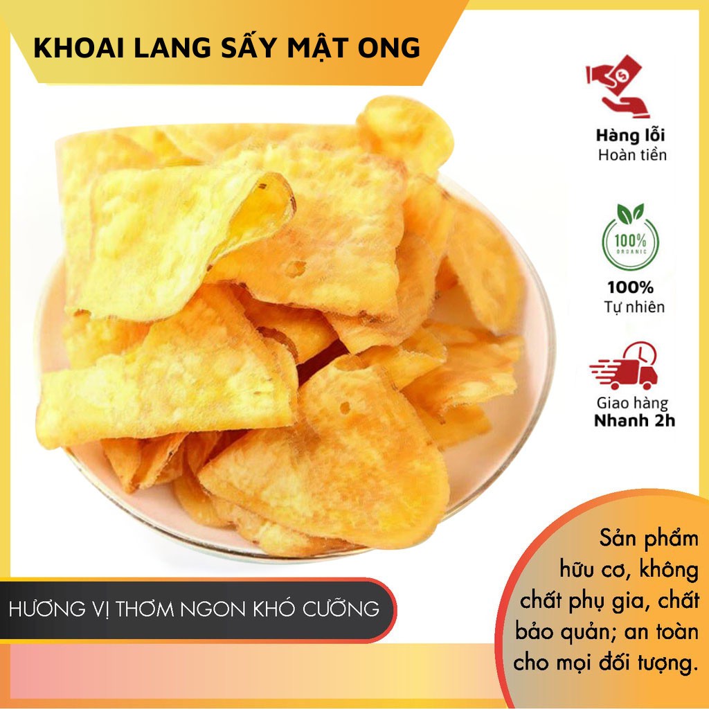 Khoai lang sấy, khoai lang sấy mật ong giòn rụm, thơm ngon VitaFruit