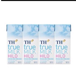 [Tặng thêm 2 hộp ]thùng 48 hộp sữa hilo của TH TRUE MILK loại 180ml giàu canxi, ít béo, không lactose