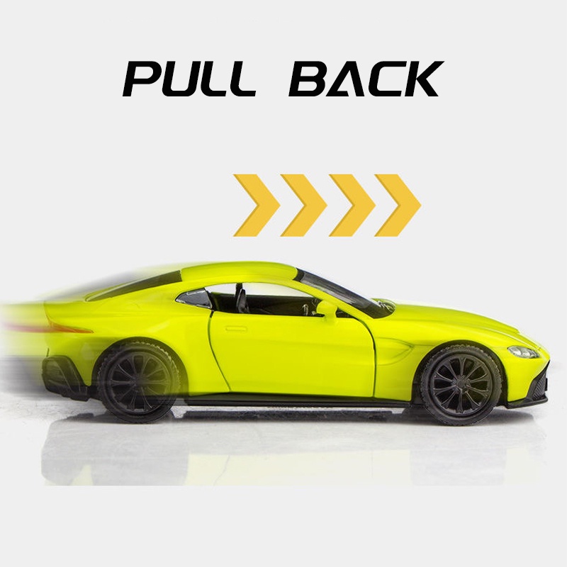Mô Hình Xe Hơi Thể Thao Aston Martin Vantage Bằng Hợp Kim Kẽm Tỷ Lệ 1 / 36