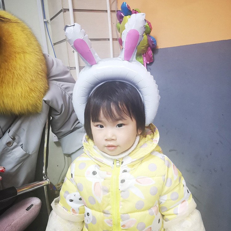 Bong bóng thiết kế dạng băng đô xinh xắn dành cho bé