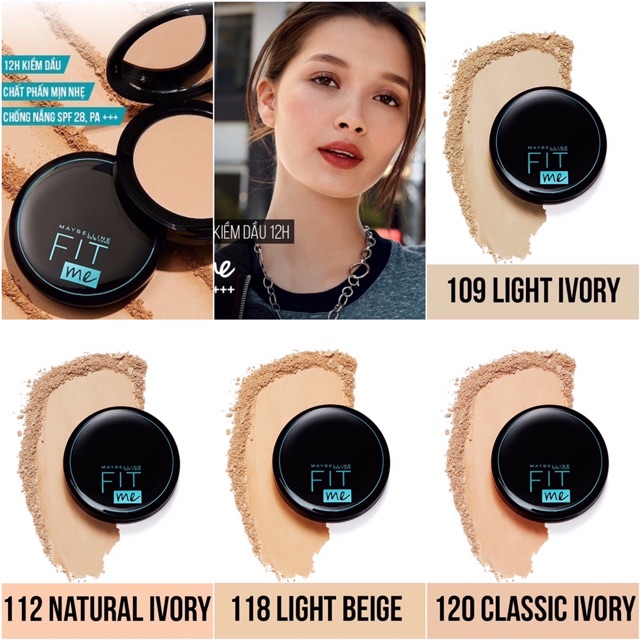 Phấn Nền Kiềm Dầu Chống Nắng 12H SPF28 PA+++ Fit Me🥰