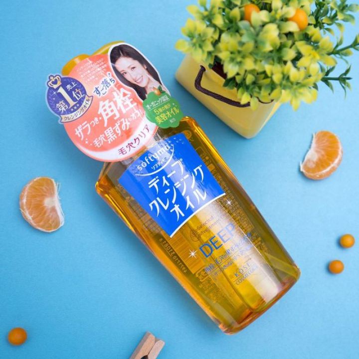 Dầu tẩy trang Kose Softymo Cleansing Oil 230ml làm sạch sâu nhẹ dịu Nhật Bản