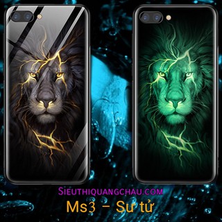 Ốp kính Dạ quang- Honor Play (Mẫu 2) (Tặng cường lực 9H)