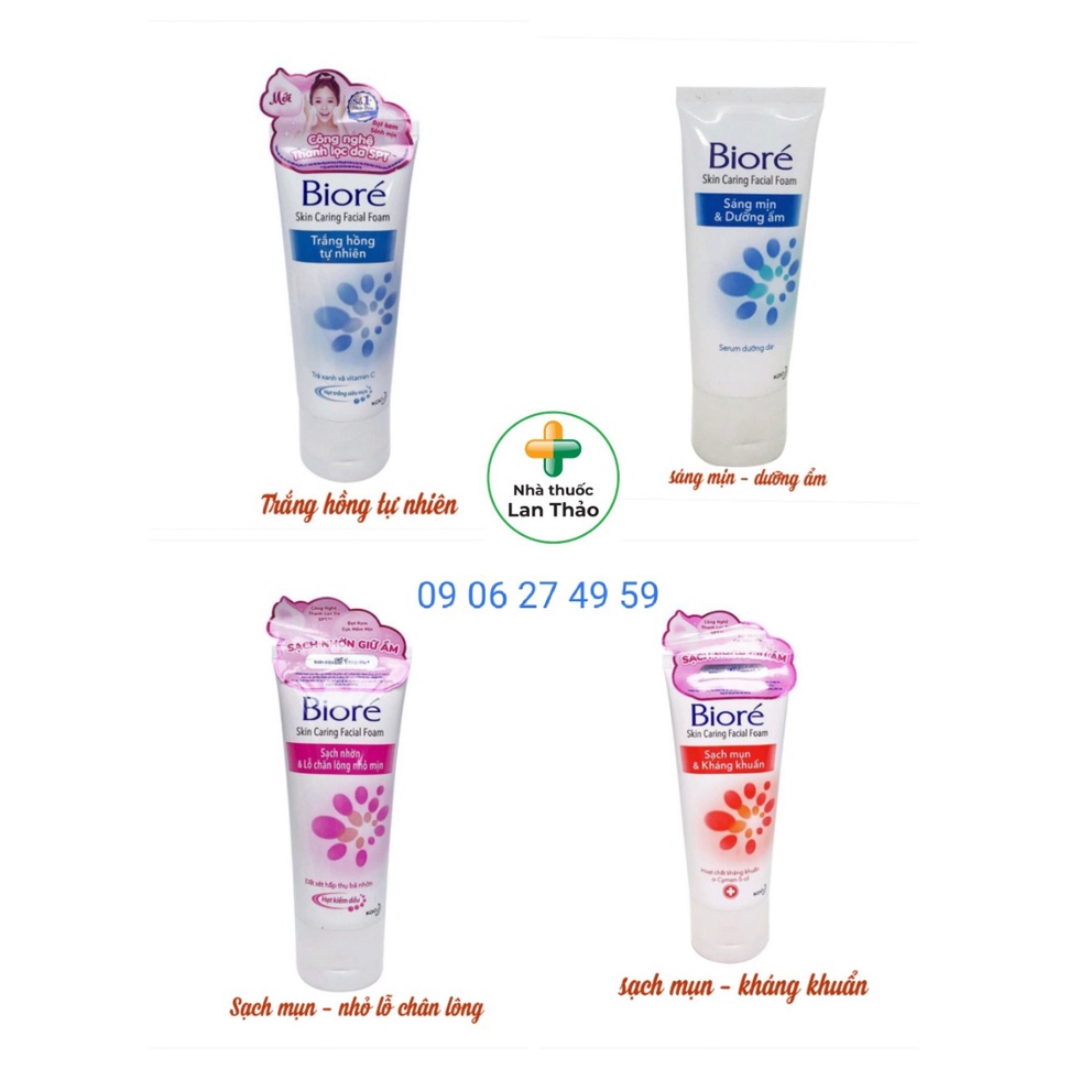 SỮA RỬA MẶT BIORE 50G ĐỦ LOẠI CHÍNH HÃNG GIÁ TỐT