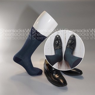 Tất cotton họa tiết Chevron