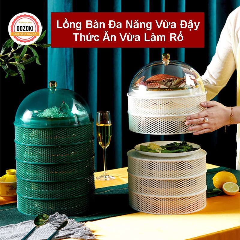 Lồng Bàn 5 Tầng Đậy Thức Ăn Thông Minh Đa Năng Cao Cấp Mẫu Mới 2022