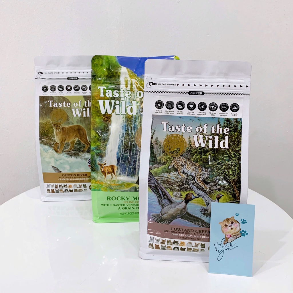 Hạt Cho Mèo - Hạt Cao Cấp Taste Of The Wild Dành Cho Mèo [500G]
