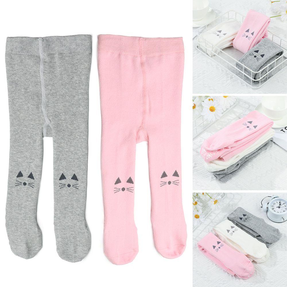 Vớ Cotton Trơn Giữ Ấm Chống Trượt Cho Em Bé Sơ Sinh