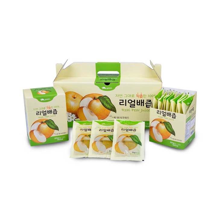 Combo 2 Hộp Nước Ép Lê Nguyên Chất Slowfood (78ml x 30 gói) - K2V Shop
