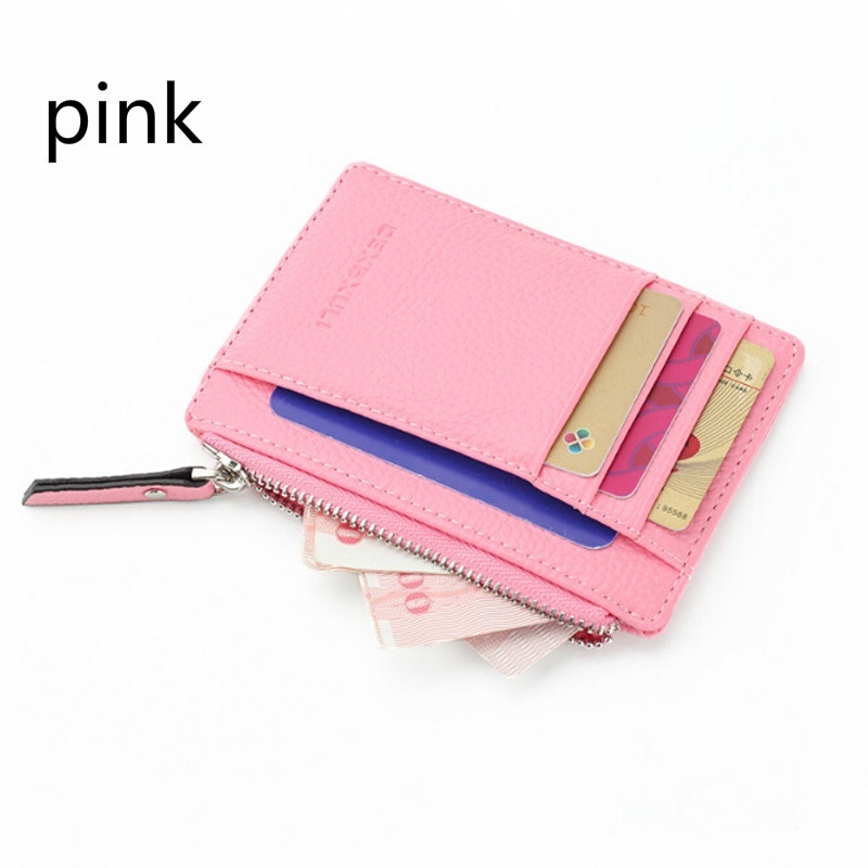 Ví da PU nhỏ gọn thiết kế dây kéo đựng tiền tiện dụng | BigBuy360 - bigbuy360.vn