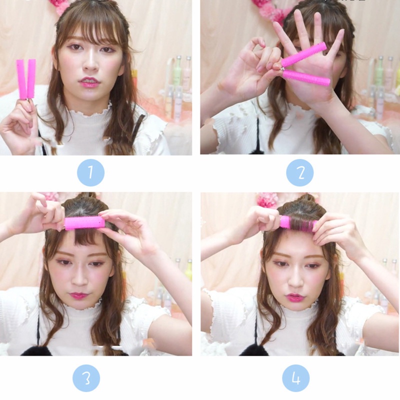 Dụng Cụ Uốn Xoăn Tóc Tự Dính Tiện Dụng
