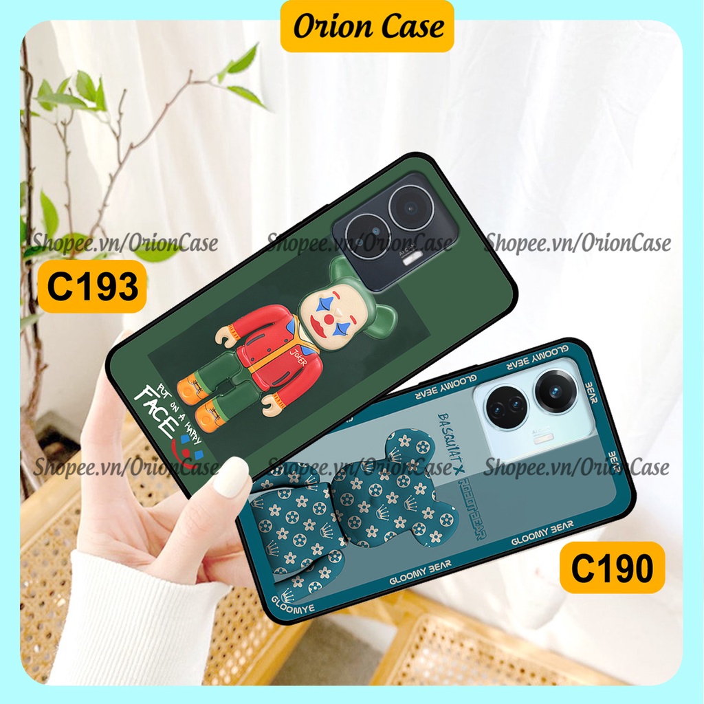 Ốp lưng Vivo Y55 2022 in hình bearbrick 3D thời trang, cá tính. ốp chống sốc, bền đẹp