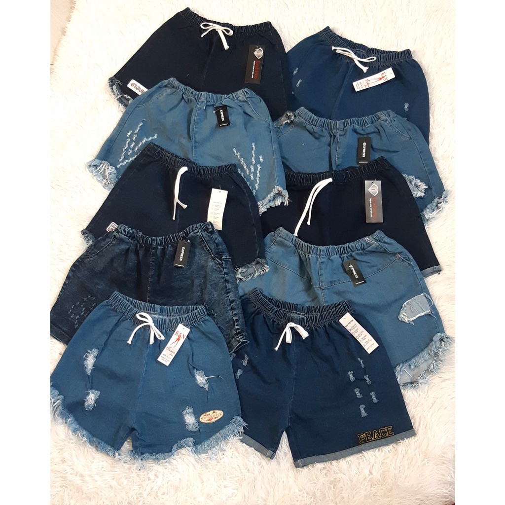 Combo 3 quần short jean 100k , quần đùi jean nữ