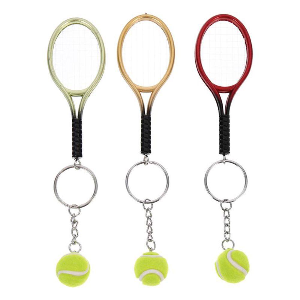 Móc Khóa Hình Vợt Tennis 6 Màu Sắc Sáng Tạo