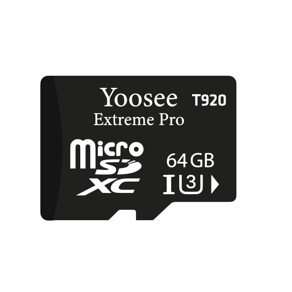 Thẻ Nhớ 64GB Micro SDHC Yoosee Extreme Pro T920 UHS-I U3 4K 95 MB/s  - Cho Camera Và Điện Thoại - Hưng Long PC