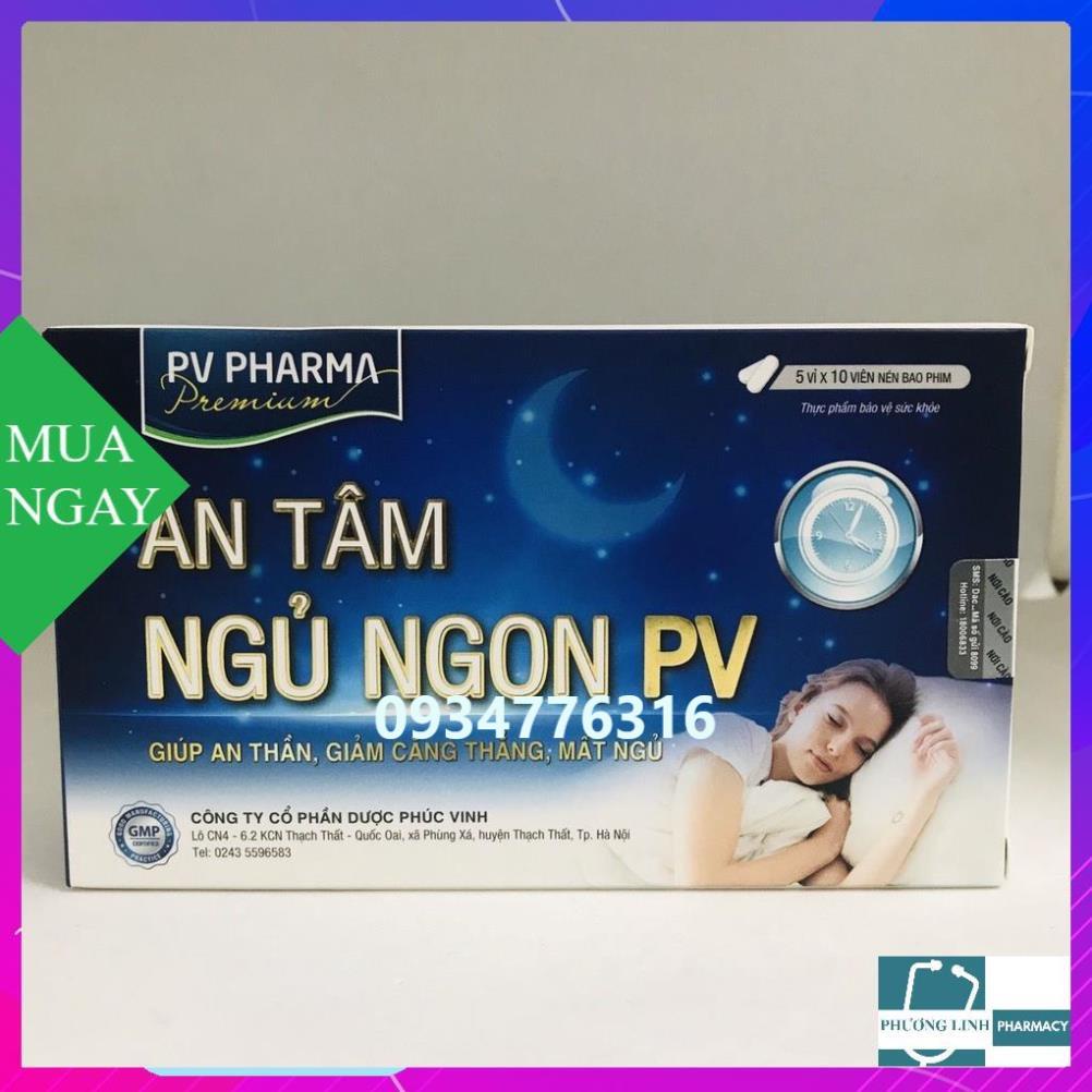 An Tâm Ngủ Ngon PV - Giúp an thần, giảm căng thẳng, mất ngủ hộp 50 viên