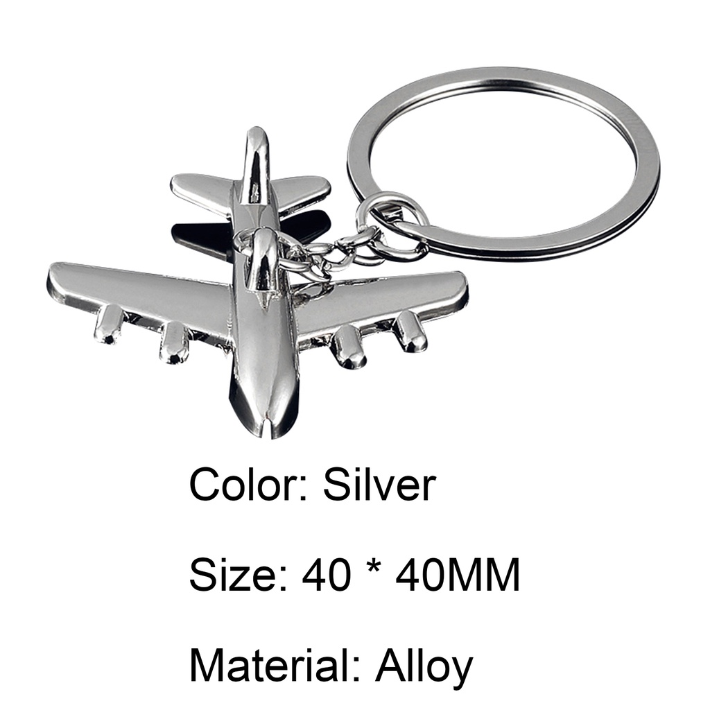 Móc khóa hình máy bay 3D độc đáo