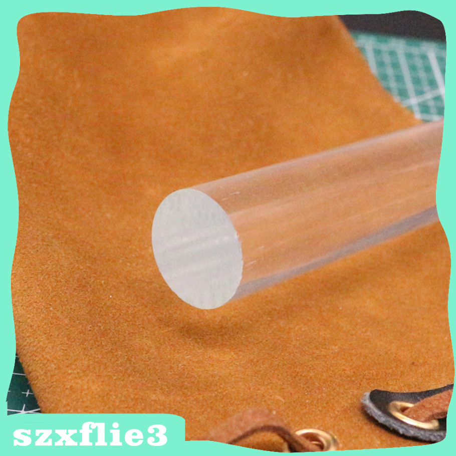 [Szxflie3] Durable   Polymer Clay Acrylic Roller Rolling Pin 20x2cm Craft Tools