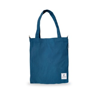 Tote 2in1 Canvas màu trơn
