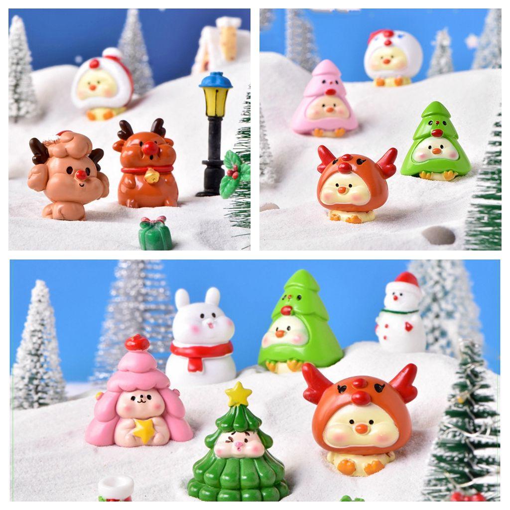 Đồ trang trí Cây Thông Giáng Sinh Mini Dễ Thương Dùng Trang Trí DIY