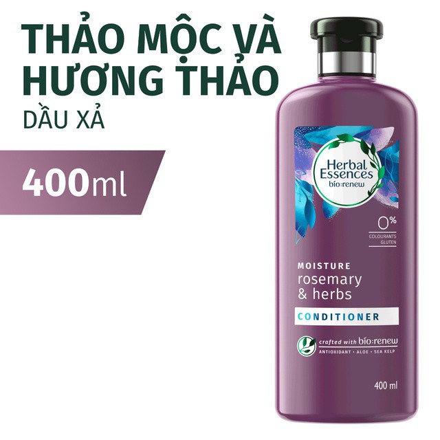 Dầu gội ,Xả Herbal Essences Thảo Mộc và Hương Thảo &amp; Tinh dầu Argan Of Morocco400ml