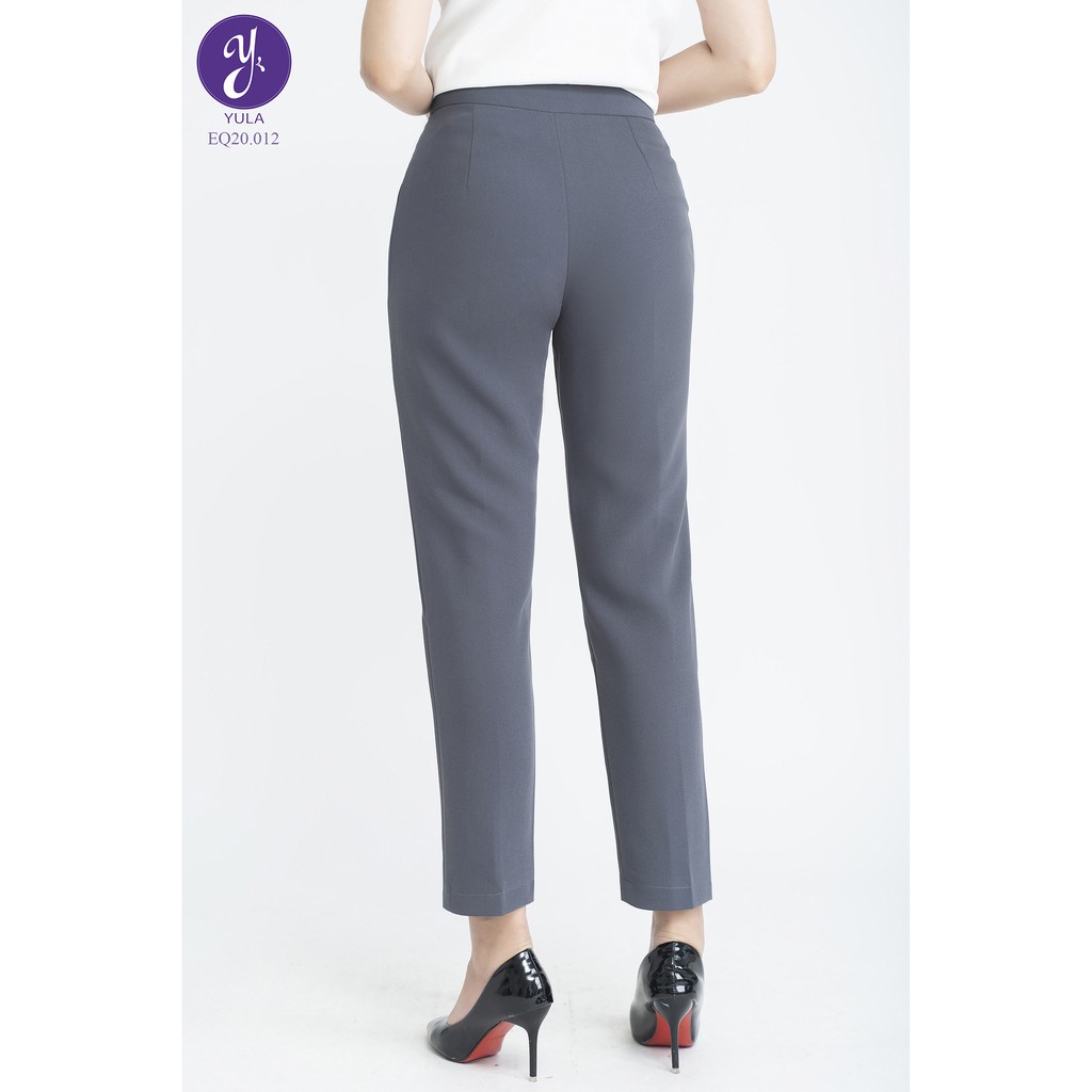 Quần Tây Nữ Đai Trang Trí Hoa Cúc Đính Đá Sang Trọng Phom Âu Công Sở Dáng Baggy Vải Co Giãn Q21.09 | BigBuy360 - bigbuy360.vn