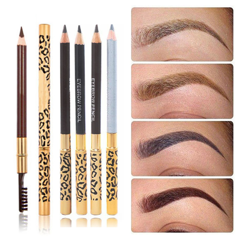 [Hàng mới về] Bút kẻ mày chống thấm nước có 2 đầu kết hợp cọ trang điểm tiện dụng | BigBuy360 - bigbuy360.vn